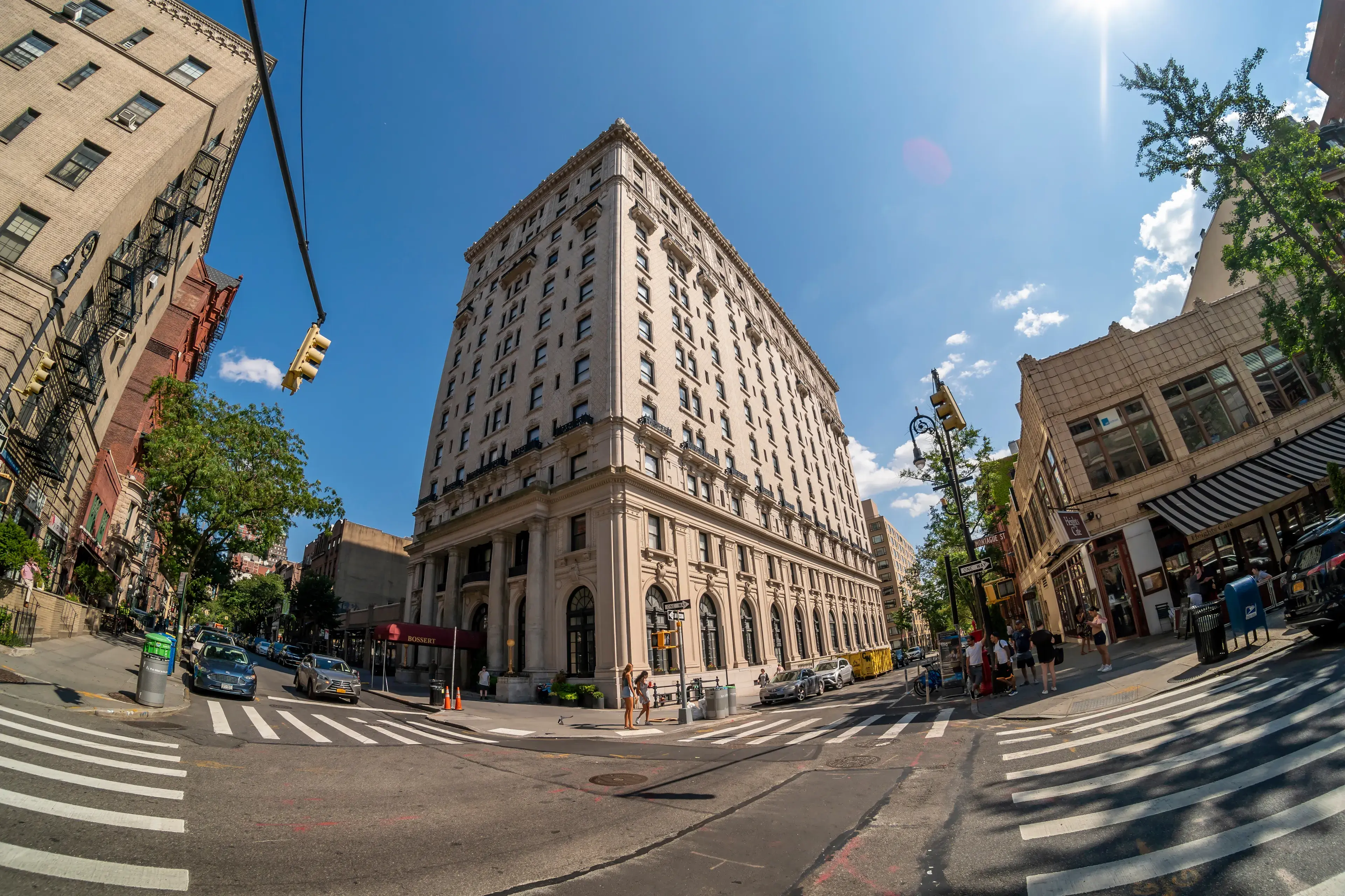 New York NY/USA-July 14, 2019 The Hotel Bossert on Montague Street in the Brooklyn Heights neighborhood of New York New York NY/USA-July 14, 2019 The Hotel Bossert on Montague Street in the Brooklyn Heights neighborhood of New York